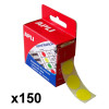 boite-pastilles-adhesives-15mm-apli-jaune