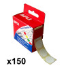 Boîte de 150 pastilles adhésives 15mm diamètre blanc Apli