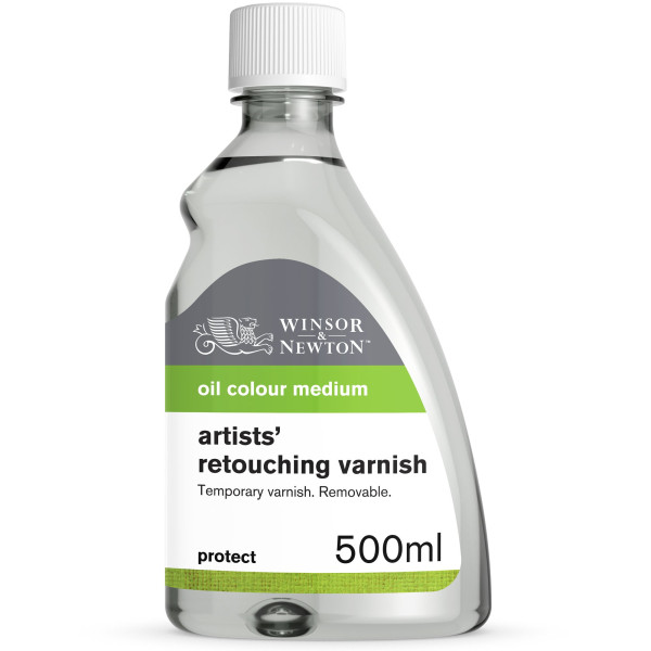 photo-Vernis à retoucher - Extra-fin - Peinture à l'huile - Winsor et Newton - 500ml