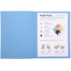 Paquet de 100 chemises Super Exacompta 24 x 32 cm carte rigide bleu