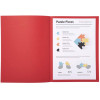 Paquet de 100 chemises Super Exacompta 24 x 32 cm carte rigide rouge