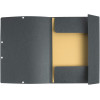 Paquet de 10 chemises à élastiques Exacompta 24 x 32 cm carte rigide noir