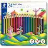 photo-24 crayons de couleur - Boîte métal - Staedtler Noris Colour