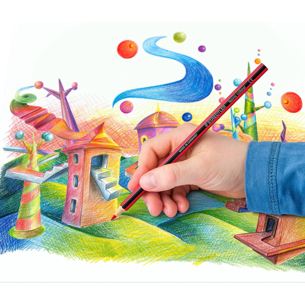 24 crayons de couleur - Boîte métal - Staedtler Noris Colour