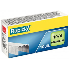Boîte de 1000 agrafes 10/4 standard Rapid