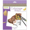 Carnet de coloriage Wild 4 Avenue Mandarine pages imprimées