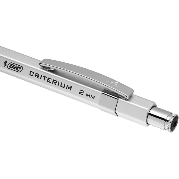 Porte-Mines Critérium - 2Mm - Luxe - Argent - Bic