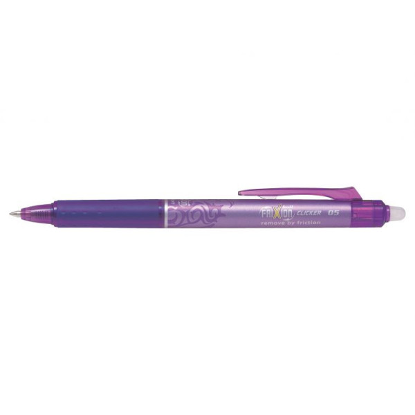 Stylo FriXion Ball Clicker 0.5 pointe fine violet Pilot