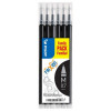 Lot de 6 recharges FriXion pointe moyenne 0,7mm noir Pilot