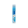 Lot de 3 recharges FriXion pointe fine 0,5mm bleu turquoise Pilot
