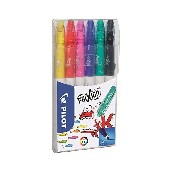 Pochette de 6 feutres de coloriage effaçable FriXion Colors Pilot