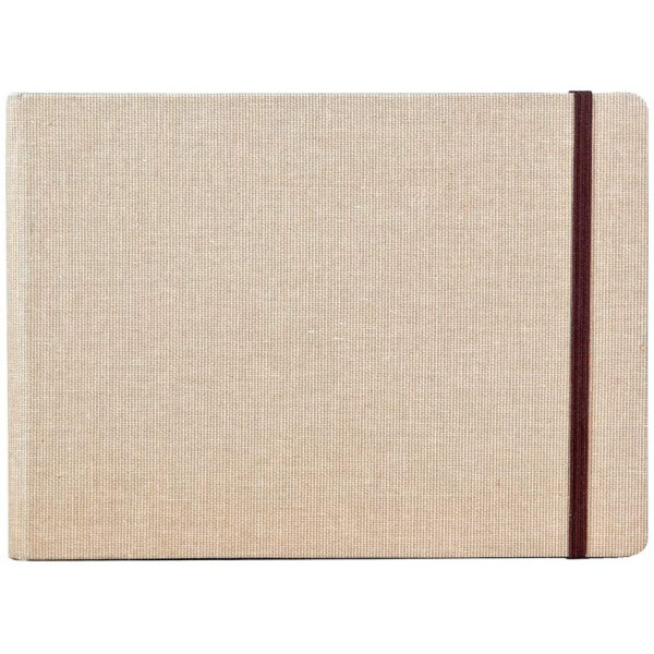 Carnet Goldline 14,8 x 21Cm 180G couleur naturelle Clairefontaine