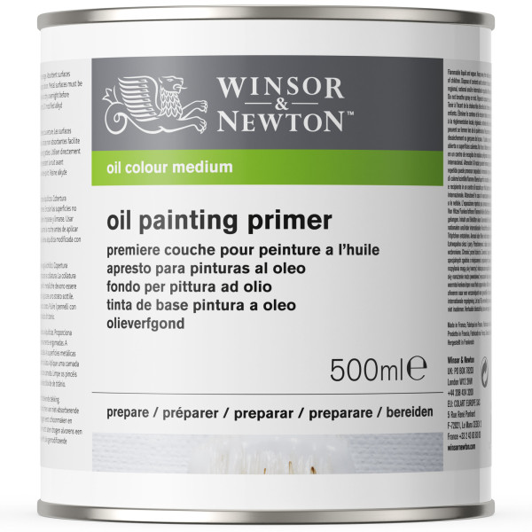 Apprêt - Primaire - Pour peinture à l'huile - Winsor et Newton - 500ml