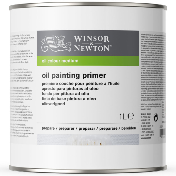 Apprêt - Primaire - Pour peinture à l'huile - Winsor et Newton - 1L