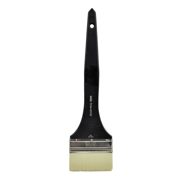 Brosse free style marge plate 4 pouce Liquitex