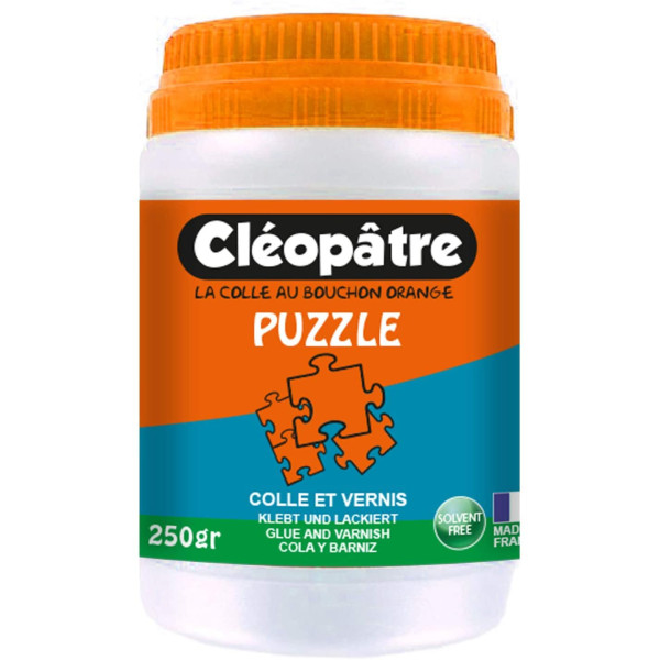 photo-Colle - Vernis - Pour puzzle - pot de 250g - Cléopâtre