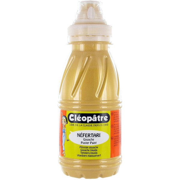Peinture gouache Néfertari - Or - 250 ml - Cléopâtre