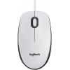 Souris Filaire USB Logitech M100 blanche