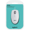 Souris Filaire USB Logitech M100 blanche