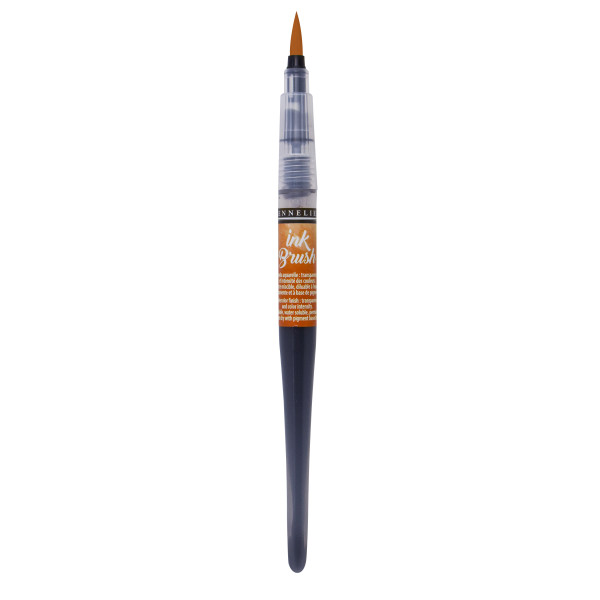 photo-Pinceau pré-rempli - Ink Brush - Ocre Jaune - Sennelier