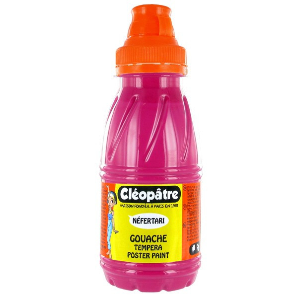 Peinture gouache Néfertari - Rose tyrien - 250 ml - Cléopâtre