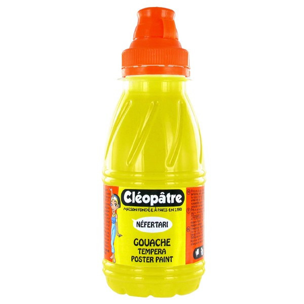 Peinture gouache Néfertari - Jaune doré - 250 ml - Cléopâtre