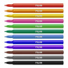 Pochette de 12 feutres de coloriage pointe fine Milan