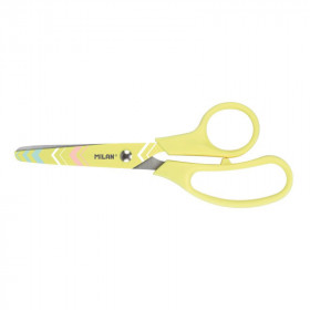 Ciseaux scolaire Basic Milan couleur pastel vanille