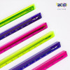Règle en plastique triangulaire 15 cm Milan série Acid