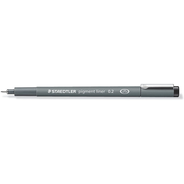 Lot de 5 feutres Staedtler Pigment Liner et Metallic Marker assortiment couleurs et pointes