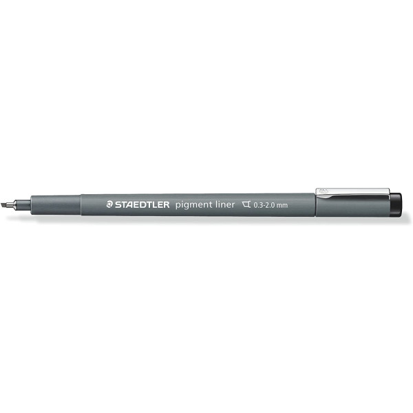 Lot de 5 feutres Staedtler Pigment Liner et Metallic Marker assortiment couleurs et pointes