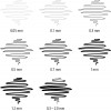 Lot de 8 feutres noirs Staedtler Pigment Liner assortiment de pointes