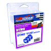 Lot de 3 rubans compatibles pour titreuse Dymo 91202 12mm/4m plastique noir sur blanc