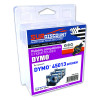 Lot de 3 rubans compatibles pour titreuse Dymo 45803 12mm/7m plastique noir sur blanc