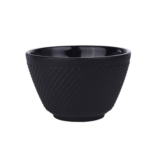 Service à thé en fonte noire coffret 1 théière et 2 tasses Laguiole