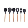 Ustensiles de cuisine en bois et silicone Laguiole