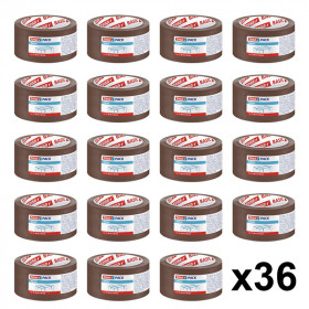 Lot de 36 rubans emballage Tesa Basic 66m x 50mm