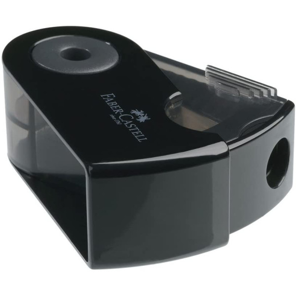 Taille-crayon 1 trou Sleeve Mini Noir Faber-Castell