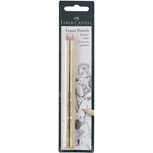 Lot de 2 crayons-gomme Perfection 7056 Faber-Castell