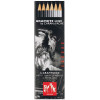 Boîte de 6 crayons graphite Graphite Line Caran d'Ache assortiment graduations