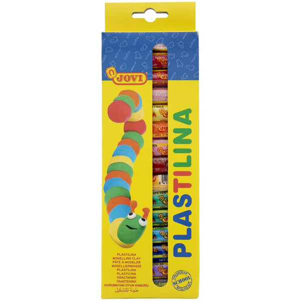 Etui de 15 pâtes à modeler Jovi assortiment de couleurs