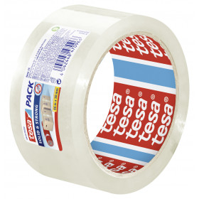Rouleau adhésif emballage transparent 66m x 50mm Tesa Solid & Strong