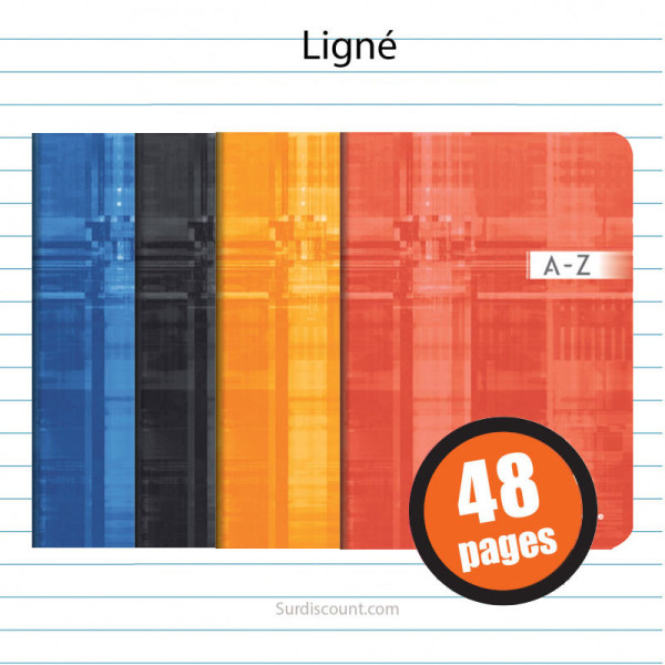 Carnet Répertoire Piqué 14,8 x 21 cm 48 pages ligné Clairefontaine