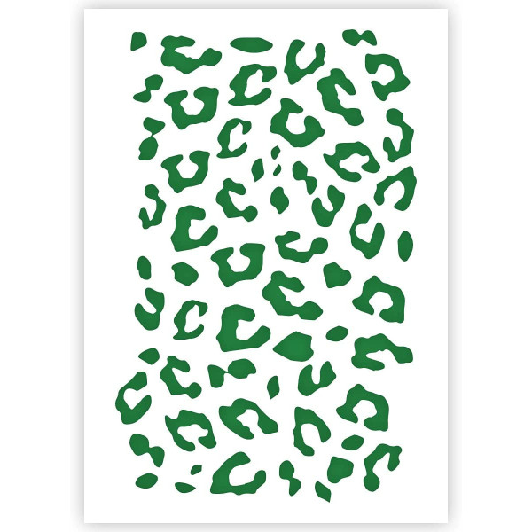 Pochoir A5 - Motif léopard - Qbix