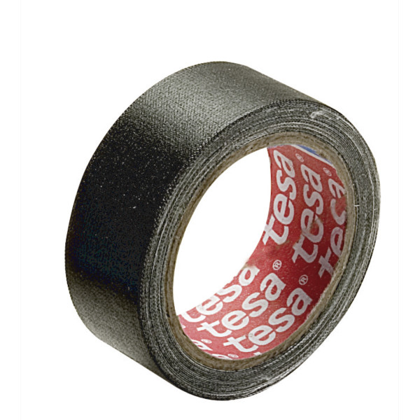 Ruban adhésif toilé réparation fixation Tesa Power Effect 2,75m x 19mm noir