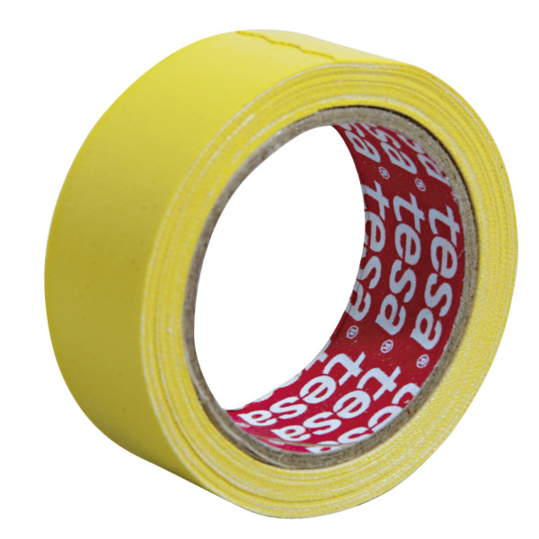 Ruban adhésif toilé réparation fixation Tesa Power Effect 2,75m x 19mm jaune