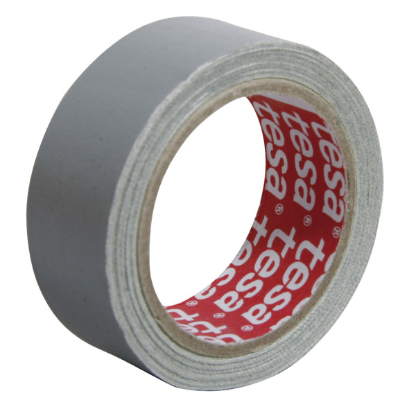 Ruban adhésif toilé réparation fixation Tesa Power Effect 2,75m x 19mm gris