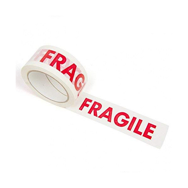 Lot de 6 rubans Adhésif "Fragile" 66Mx50Mm Tesa