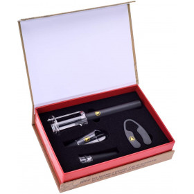 Coffret tire-bouchon à pression d'air et accessoires Laguiole