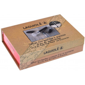 Coffret tire-bouchon à pression d'air et accessoires Laguiole